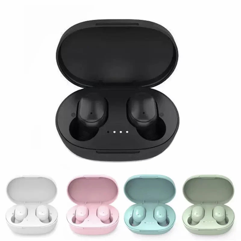 A6S, TWS Wireless Bluetooth Headphone, Stereo Headset, Sports Earbuds, Microphone with Charging Box, Smartphone