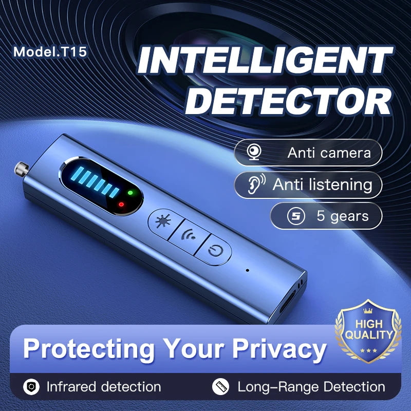 Hidden Camera Finder - T15 Anti-Camera Anti-Listening Wireless Signal Infrared Scanner