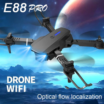 Hot E88 PRO professional drone HD camera WiFi FPV height maintain foldable remote control aerial quadcopter toy gift