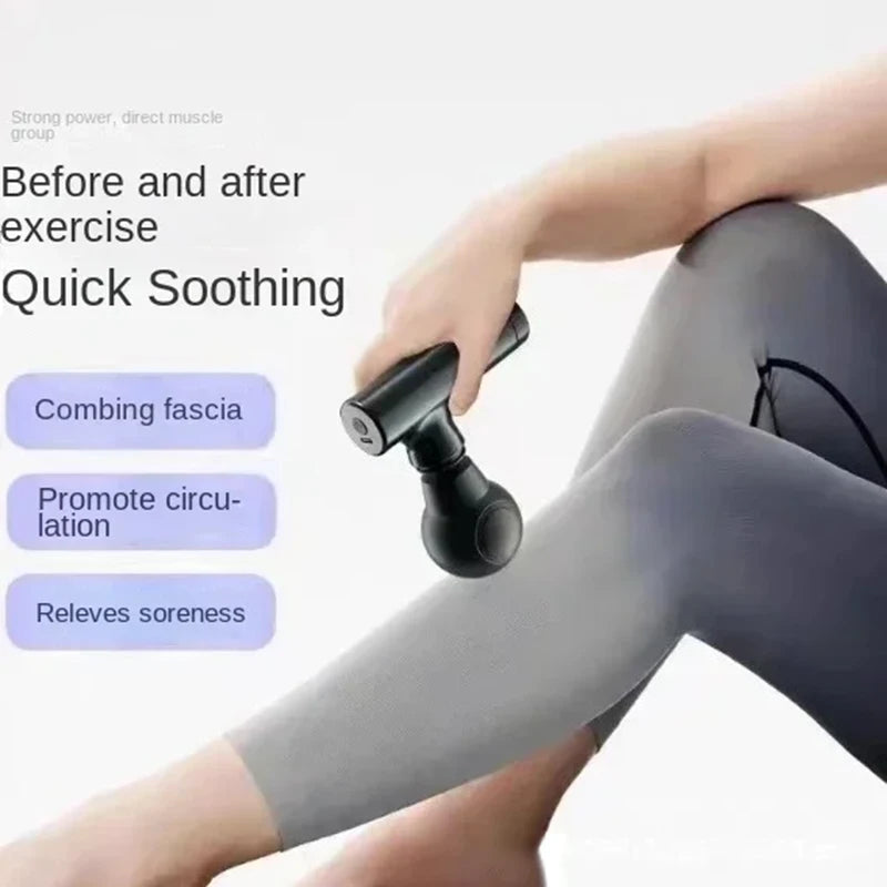 Xiaomi Mini Fascial Massage Gun Massager For Body Neck Back Deep Tissue Muscle Relaxation Pain Small Handheld Relief Tool 2024